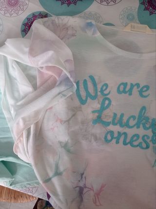Camiseta y shorts menta