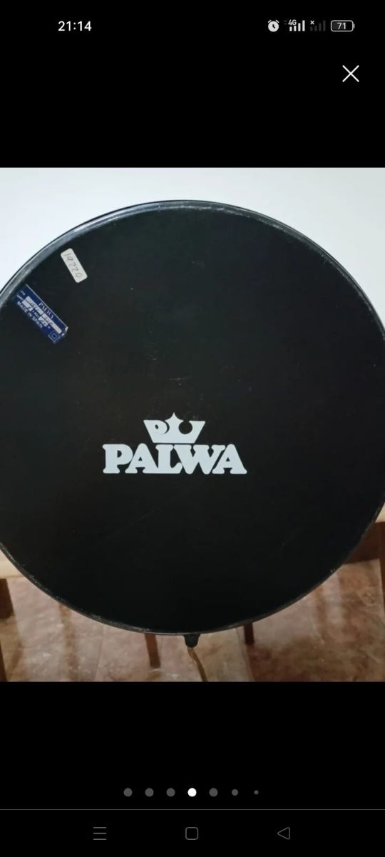 Lampara pie antigua dorada-verde