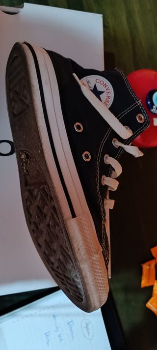 Converse altas azules