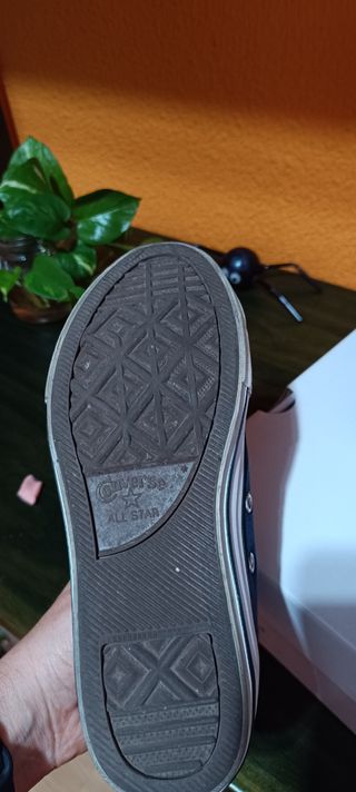 Converse altas azules