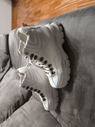 Botas blancas mujer - talla 37