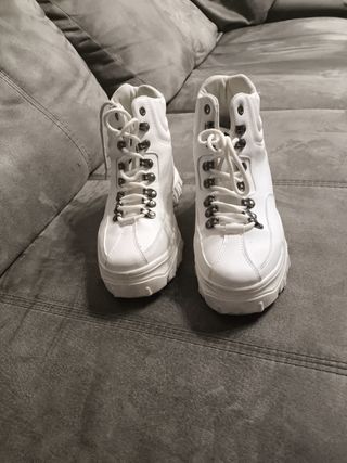 Botas blancas mujer - talla 37