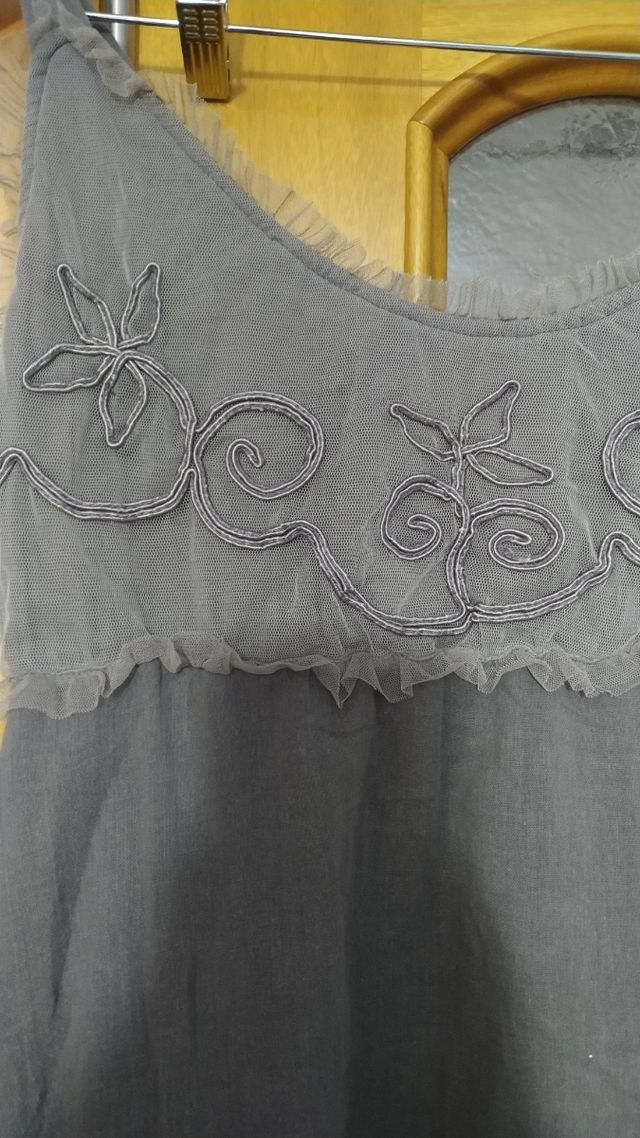 Vestido Gris Cream Talla S