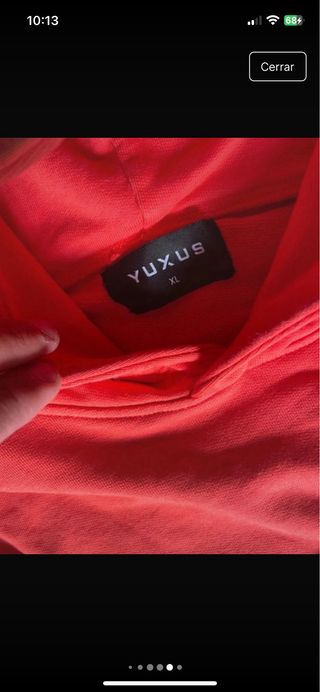 Sudadera roja Yuxus