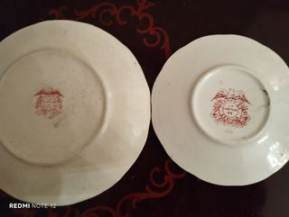 2 Platos Pickman Águila Vintage