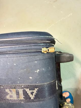 Maleta azul viaje - usada