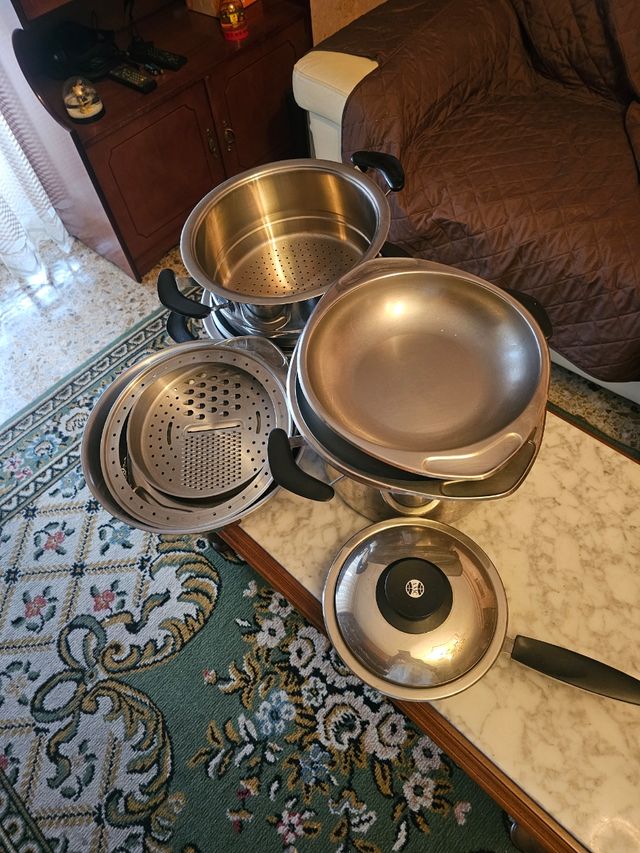 Juego ollas AMC - acero inoxidable