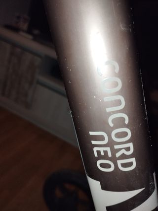 Carrito bebé Concord Neo color naranja  y marrón.