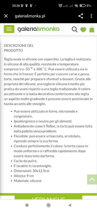  Pirofila Silicone Cottura a Vapore