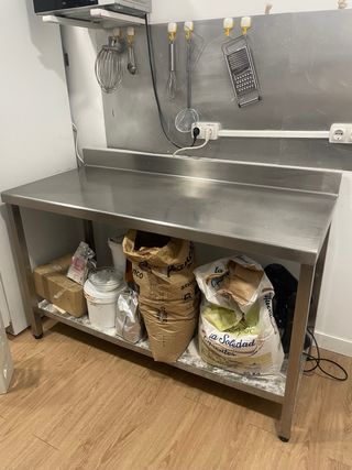 Mesa de trabajo acero inoxidable - Cocina