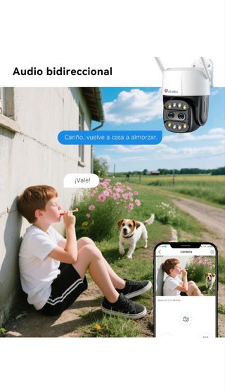 Cámara seguridad ctronics exterior