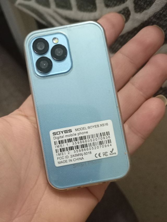 SOYES XS16 - Mini móvil azul