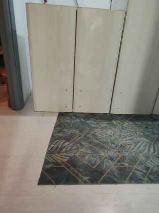 Armarios cocina - beige y blanco