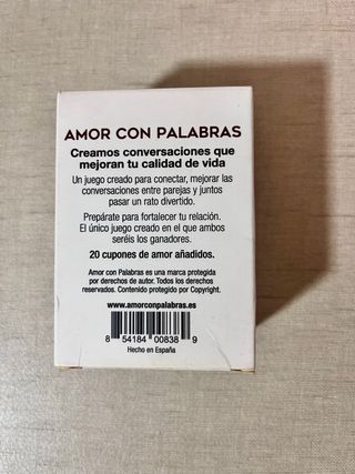 Juego - Amor con Palabras 