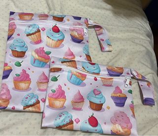 2 Bolsas playa cupcakes