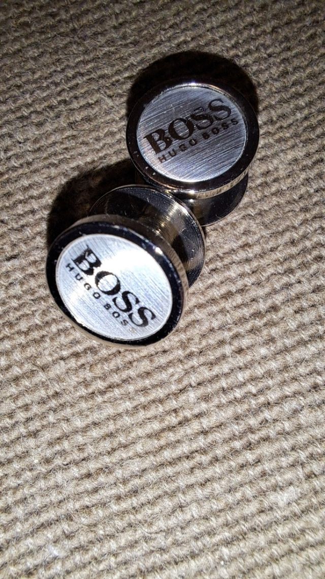 Gemelos Hugo Boss plata