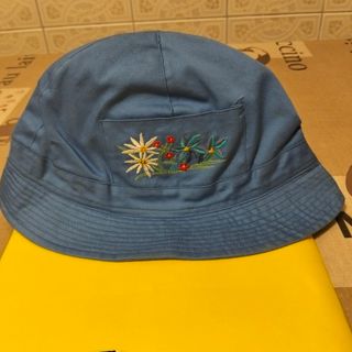 Cappellino bimbo blu cotone