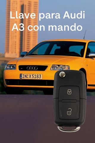 Llave Audi A3 con mando