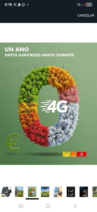 Cámara seguridad 4G solar