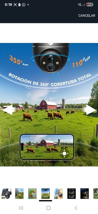 Cámara seguridad 4G solar