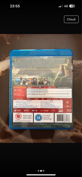 Pirati Caraibi 4 Blu-ray