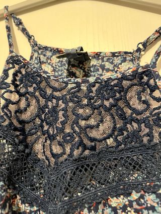 Top tirantes estampado floral
