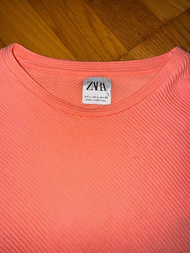 Sudadera Zara rosa talla L