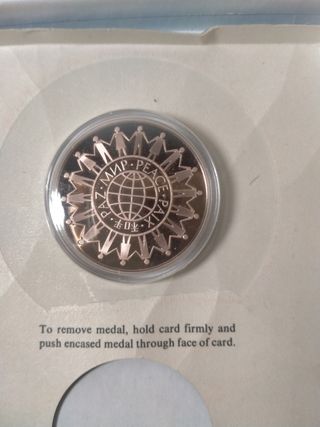Medalla Conmemorativa Naciones Unidas ONU 1977.