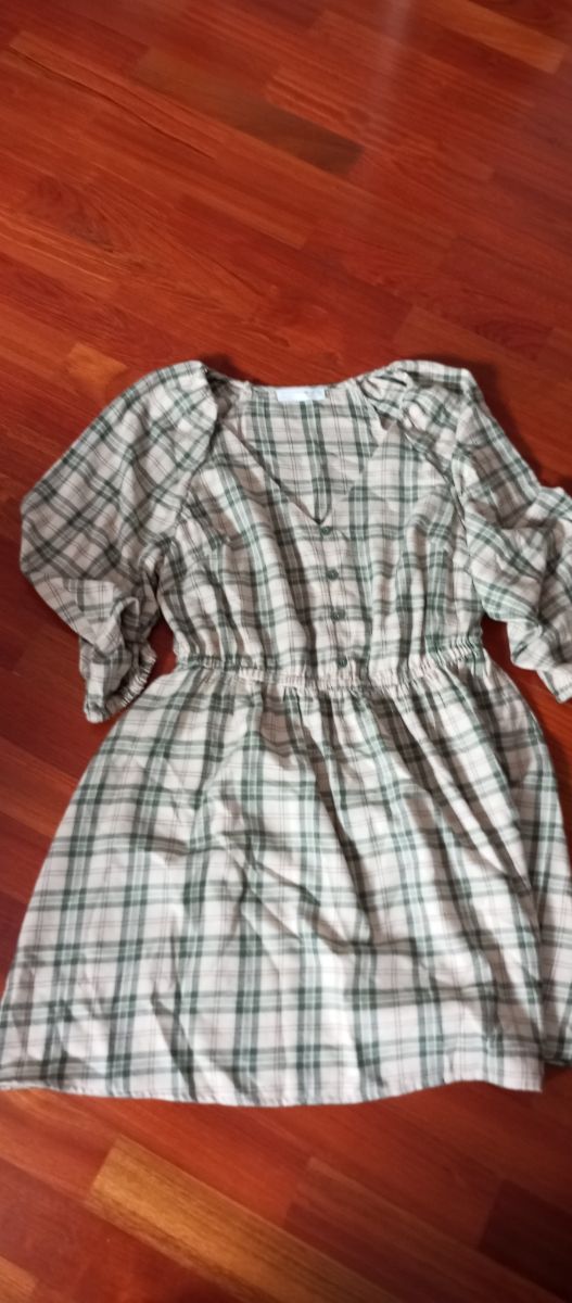 Vestido cuadros Primark M