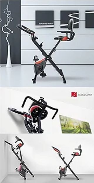 Bicicleta estática Sportstech X100-B plegable
