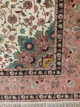 Alfombra Persa  Tabrid de 50 Ras - Lana algodon ,s