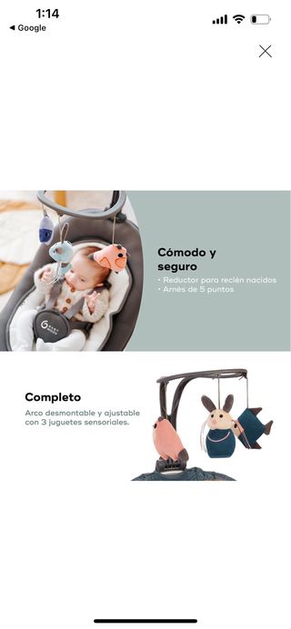 Hamaca Moov Bebé - Como nueva