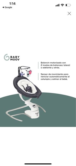 Hamaca Moov Bebé - Como nueva