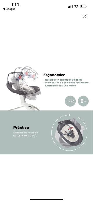 Hamaca Moov Bebé - Como nueva