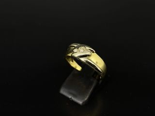 anillo oro 18k con piedra con circonita