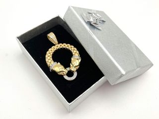 colgante oro 18k con circonita