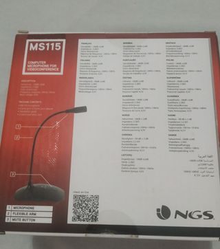 Micrófono NGS MS115 Videoconferencia