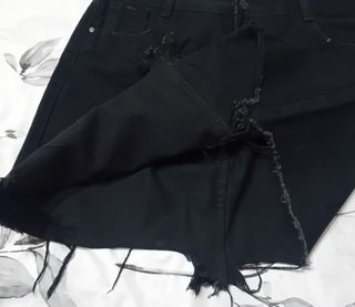 Gonna jeans nera tg 46