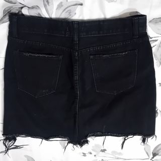 Gonna jeans nera tg 46