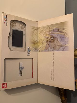 Bandai Wonderswan Color blanco - Final Fantasy