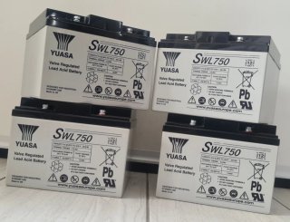 Batería Yuasa SWL750 12V 4 baterías