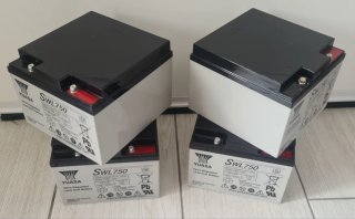 Batería Yuasa SWL750 12V 4 baterías