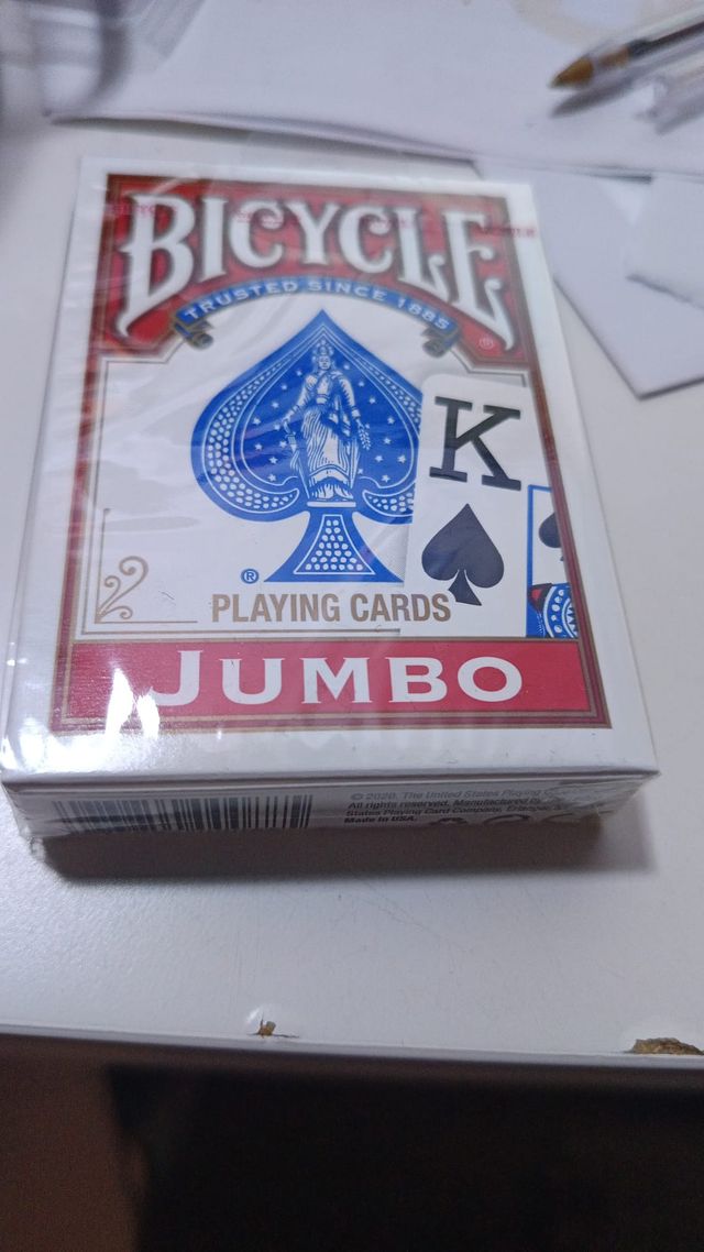 Baraja Bicycle Jumbo Roja