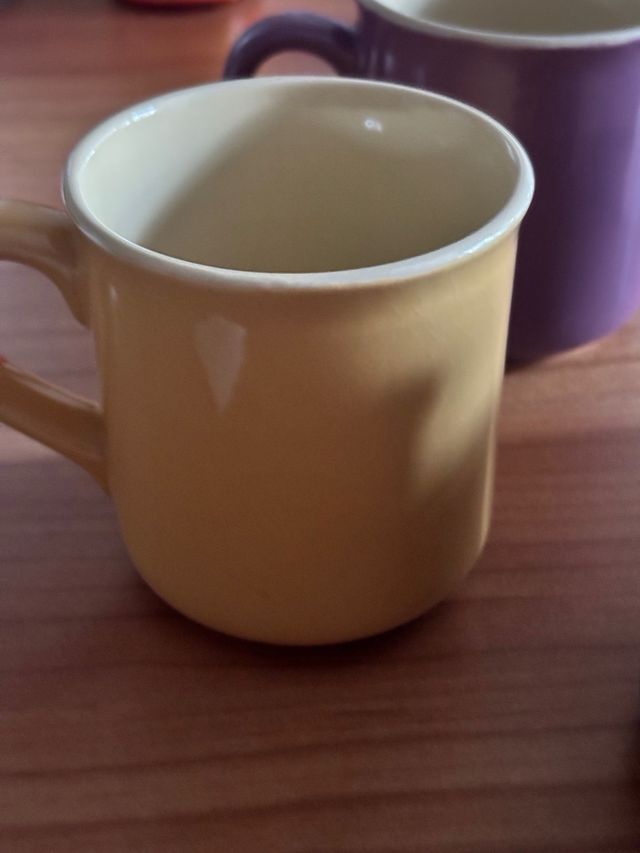 4 Tazze Vintage Colorate