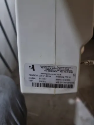 Radiador ACESOL El Calor Azul