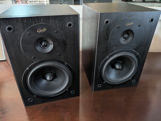 Altavoces Gale Gold  negros Bookshelf