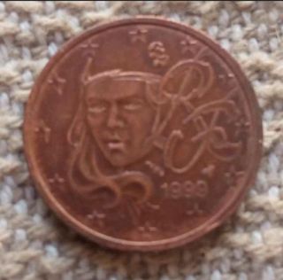 Moneda 2 céntimos Francia 1999