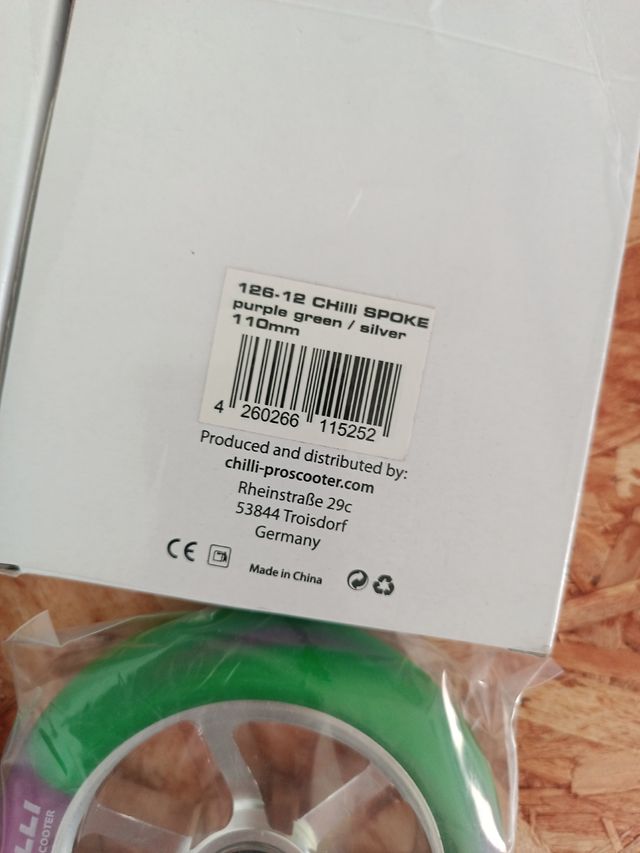 Ruedas Chilli Spoke 110mm - 2uds