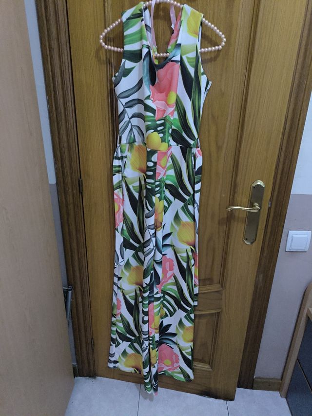 Mono largo estampado flores