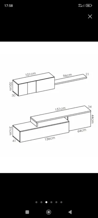 Muebles salón modernos